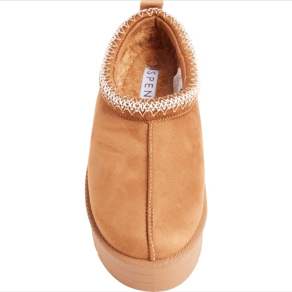 Aspen Faux-Suede Platform Slippers size 7 - Picture 2 of 12